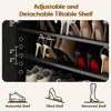 SEVOBAL Shoe Cabinet 7 Tier 28 Pairs Shoe Cabinet Storage Entryway Hidden Narrow Shoe Cabinets Adjustable Shelves Hallway, Black, 13.7"*31.49"*45.27" - 3 of 4