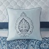 NicBex 8 Pcs Transitional Comforter Set Bedding Set with Embroidery Quilted and Damask Print Detailing Quilt Set, Machine Washable - 3 of 4