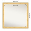 Amanti Art Owen Gold Non-Beveled Wood Framed Bathroom Vanity Wall Mirror - 3 of 4