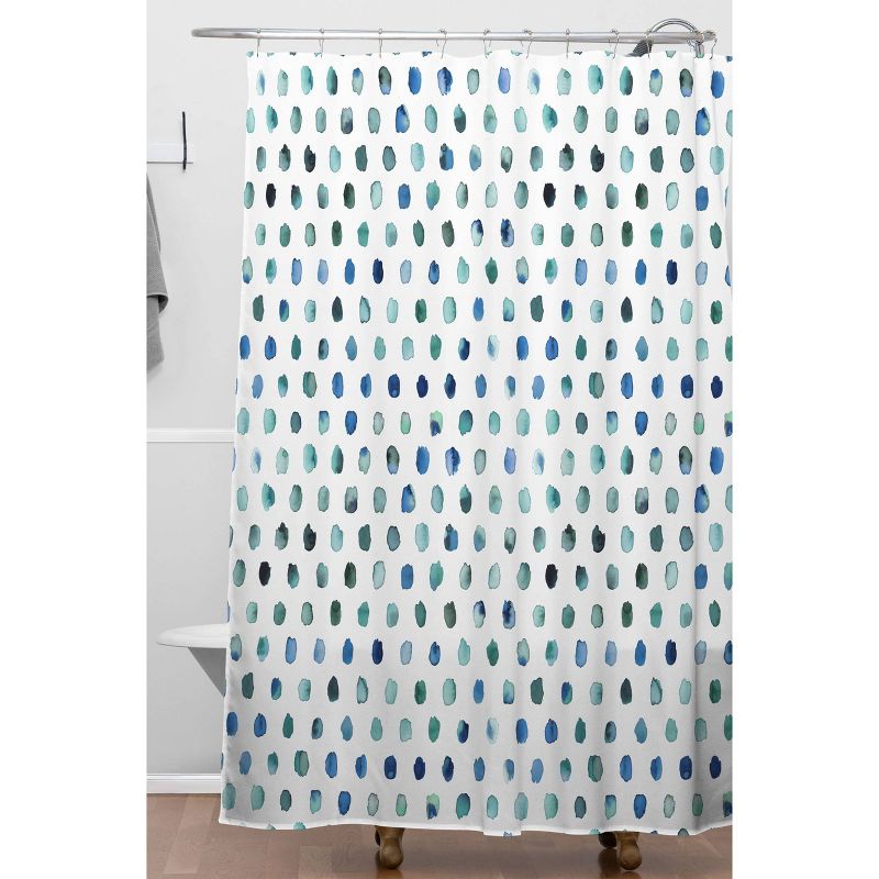 Ninola Design Color Palette Shower Curtain Blue - Deny Designs, 3 of 7
