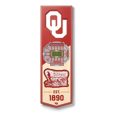 NCAA Oklahoma Sooners 6"x19" Stadium Banner