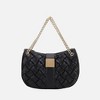 MKF Collection Solari Vegan Leather Women's Shoulder Bag Braided Chain by Mia K - 2 of 4