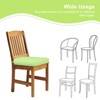 Aoodor Outdoor Dining Chair Cushions Set of 2, Waterproof Patio Furniture Seat Cushions, Outdoor Chair Pads with Ties - 4 of 4