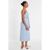 QUIZ Women's Linen Wrap Strappy Midi Dress - 3 of 4