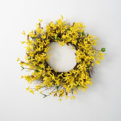Sullivans Artificial Forsythia & Twig Wreath