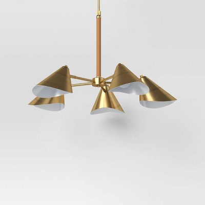 Wrapped Rattan Chandelier Brass - Threshold™