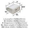 Amerock Riva Cabinet or Furniture Knob - 2 of 4