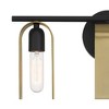 Designers Fountain U Turn 3 - Light Vanity in  Matte Black - 2 of 4