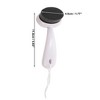 Unique Bargains Soft ABS Nylon Wool Cleansing Brush with Curved Handle White Black 1 Pc - 4 of 4