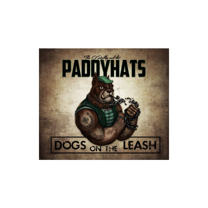 O'Reillys & The Paddyhats - Dogs On The Leash (Mint Green & Orange Splatter) (Vinyl), 1 of 2