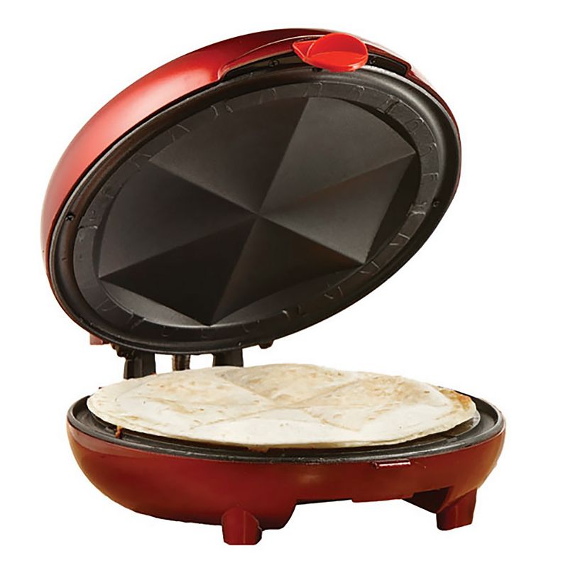Brentwood Quesadilla Maker in Red, 4 of 5