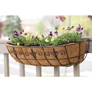 Living Accents Steel Window Planter: Stacking Planter Black - 1 of 1