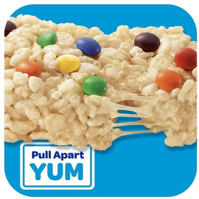 Kellogg's Rice Krispies Treats Marshmallow Snack Bars with Rainbow Candy Coated 5.6 oz