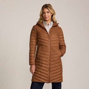 Lands' End Women's Outerwear Wanderweight Ultralight Packable Down Coat - 1 of 4