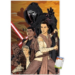 Trends International Star Wars: The Force Awakens By Leke Fonge Unframed Wall Poster Prints - 1 of 4