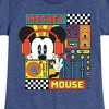Girls' - Disney - Mickey Mouse Rhythm Waves Fitted Short Sleeve Graphic T-Shirt - 2 of 4