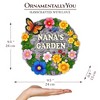 Nana’s Garden Floral Stepping Stone, 9.5" Decorative and Gift for Grandmother| OrnamentallyYou - 3 of 4
