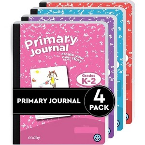 Enday Primary Journal Composition Notebook, Full Page Ruled - 100 Sheets - 1 of 4