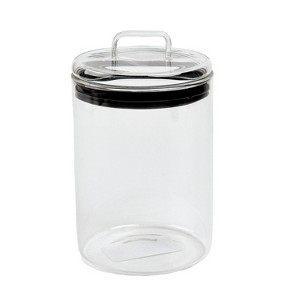 Sharp Chef Glass Airtight Storage Jar with Glass Lid, Glass Food Storage Jars, 34 oz / 1 L / 4 cups - 1 of 3