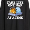 Men's - Garfield - Take Life One Nap Long Sleeve Graphic T-Shirt - image 2 of 4