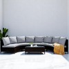 5-Piece Outdoor Rattan Sofa Set with Cushions, Pillows, and Tempered Glass Table – Multifunctional, UV & Water-Resistant Patio Furniture - 4 of 4