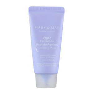 Mary & May Calendula Peptide Ageless Sleeping Mask - 1.05 oz - Wake Up to Your Softest, Calmiest Skin - 1 of 4