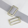 Unique Bargains Zinc Alloy Durable Multipurpose Tri Glide Metal Buckles for Bags 10 Pcs - 4 of 4