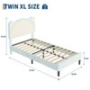 Bed Frame for Kids, Upholstered Platform Bed Frame with Adjustable Headboard & Led Light, Wooden Slats Support, No Box Spring Needed - 2 of 4