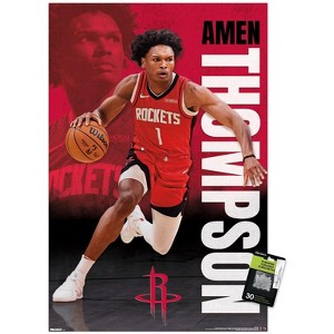 Trends International NBA Houston Rockets - Amen Thompson 25 Unframed Wall Poster Prints - 1 of 4