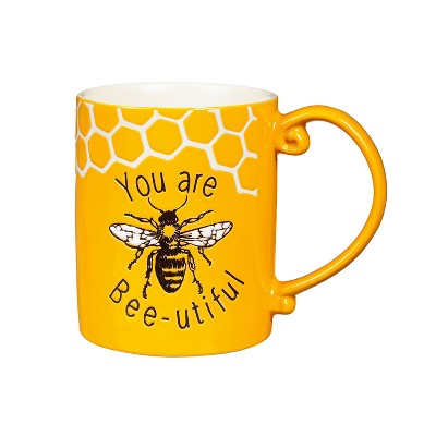 Evergreen Ceramic Cup, 15oz, You Are Bee-utiful : Target