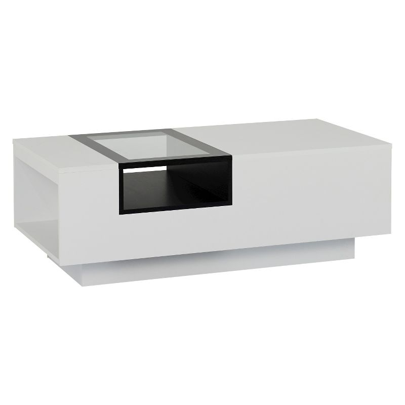 Camie Modern Two-Tone Coffee Table White - HOMES: Inside + Out, 1 of 8