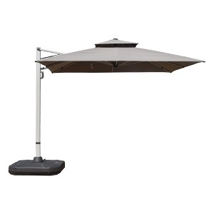 Okak Patio Umbrella with Center Pole, Outdoor Umbrella with Heavy-Duty 6 Rids, Parasol Umbrella for Backyard, Garden, Poolside - 1 of 4