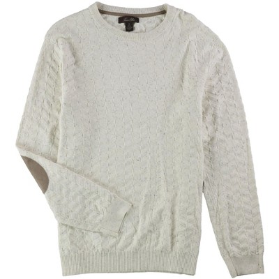 Tasso Elba Mens Chevron Patterned Knit Pullover Sweater