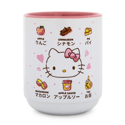 Silver Buffalo Sanrio Hello Kitty Ceramic Teacup and Saucer Set