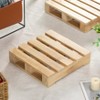 Vintiquewise Rustic Wooden Pallet Display Stand Natural Wood Riser for Home Decor, Table Centerpiece, Candle, Dessert, Plant, DIY, Party, Event - 3 of 4