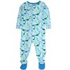 RuggedButts SoftSnooze Gender Inclusive Baby One Piece Footie Pajamas - 2 of 4