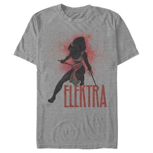 Men's Marvel Elektra Splat T-Shirt - 1 of 3