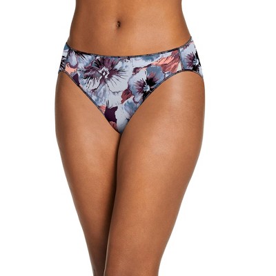 Jockey Womens No Panty Line Promise Tactel Bikini Underwear Bikini Briefs  Nylon 7 Floral Impressions : Target