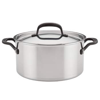 KitchenAid 5-Ply Clad Stainless Steel Frying Pan, 10-Inch