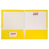 JAM 6pk Glossy Paper Folder 2 Pocket - Yellow - image 2 of 4