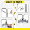 Stainless Steel Work Table with 2-Tier Storage, Adjustable Undershelf, 660LBS NSF Commercial Table for Food Prep, Kitchen, Restaurants, and Home - 4 of 4