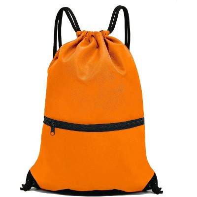 Drawstring Backpack, Lightweight Sports Gym Sack for Men & Women, Durable Cinch Snackpack for Beach