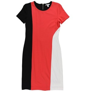 bar III Womens Colorblocked Bodycon Dress - 1 of 2