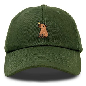 Dalix Capybara Cap Embroidered Dad Baseball Hat Cotton Adjustable Womens - 1 of 4