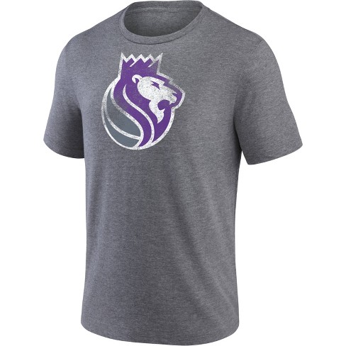 Nba Sacramento Kings Women's Short Sleeve Vintage Logo Tonal Crew T-shirt :  Target