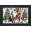 Briarwood Lane Winter Christmas Doormat 30x18 Indoor Outdoor Wagon Gnome For Christmas Doormat - 2 of 4