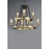 Maxim Lighting Haven 9 - Light Chandelier in  Oil Rubbed Bronze/Antique Brass - 3 of 4