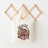 City Creek Prints Ain't My First Rodeo Horse Canvas Tote Bag - 15x16 - Natural - 2 of 2