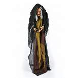 63" Animated Halloween Old Hag Witch, Sound Activated