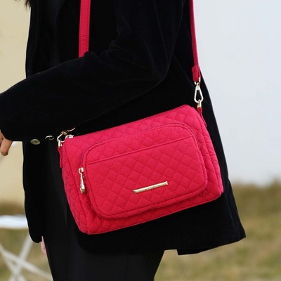 MKF Collection Rosalie Solid Quilted Cotton Women’s Shoulder Bag by Mia K — фото 2
